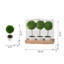 Ensemble de 4 buis artificiels en pot-531310444-531310447
