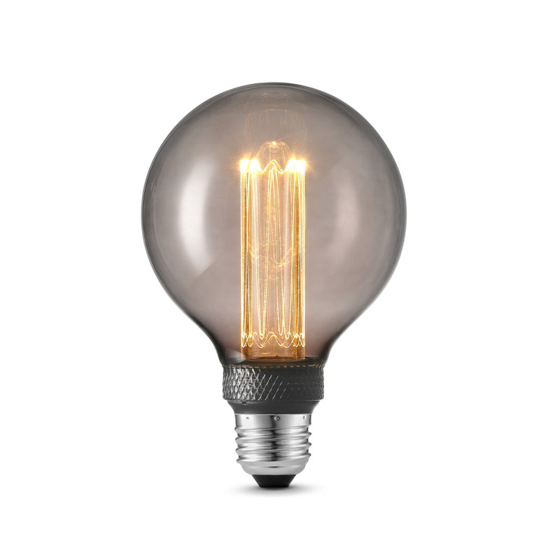 B58CF78C5F0E4364B5F00B4D7ED6C7A8 LED Bulb G30 E26 (Medium) Smoke 3 Watt Equivalence Smoke