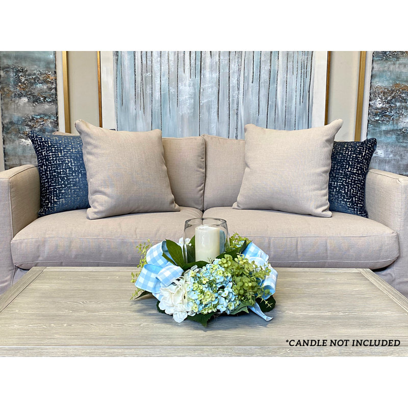Hydrangea and Eucalyptus Candelabrum