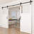 Soft Close Standard Single Barn Door Hardware Kit-62829220