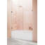 Illume 53.75 in. x 58.25 in. Fully Frameless Hinge Bathtub Door-324756313