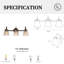 Joyee 3 - Light Dimmable Vanity Light