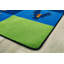 Tapis bleu touffeté de qualité supérieure-1801619961