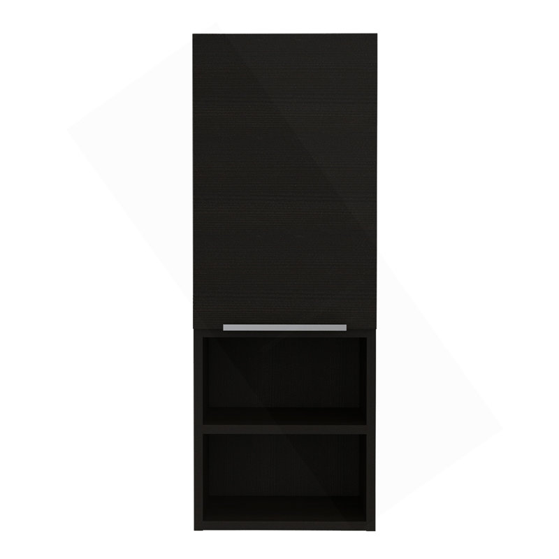 Wenge Rectangle 2-Shelf Medicine Cabinet, Wenge