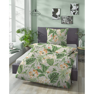 Floral Duvet Cover Set with Pillowcases Included