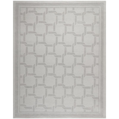 Resort Martha Stewart Hand Tufted Wool Geometric Rug