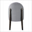 Chaise de salle à manger en tissu gris