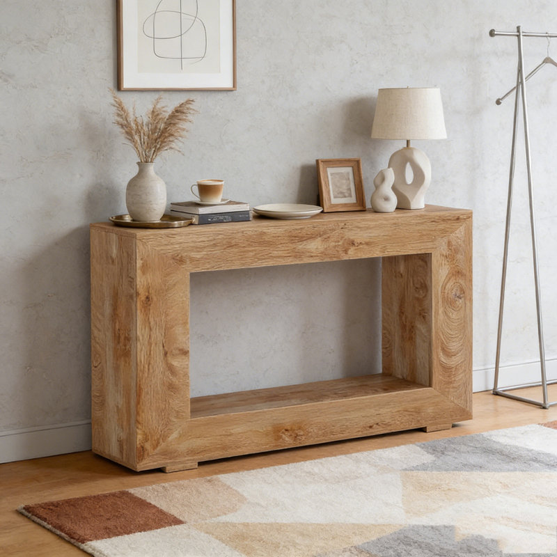Console moderne, Bois