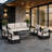Abdullah 6-Piece Outdoor Aluminum Patio Conversation Set with 6 in. Beige Cushions-1464086608