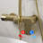 Wall-Mounted Three-Function Bathroom Shower Head Set