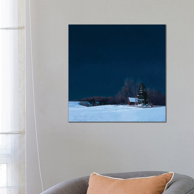 Simply Calm Grant Farm By Moonlight by Ben Bauer - Wrapped Canvas Print, 66.04 cm H x 66.04 cm W x 1.91 cm D