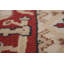 Red Wool Oushak Indian Runner Rug 3x8