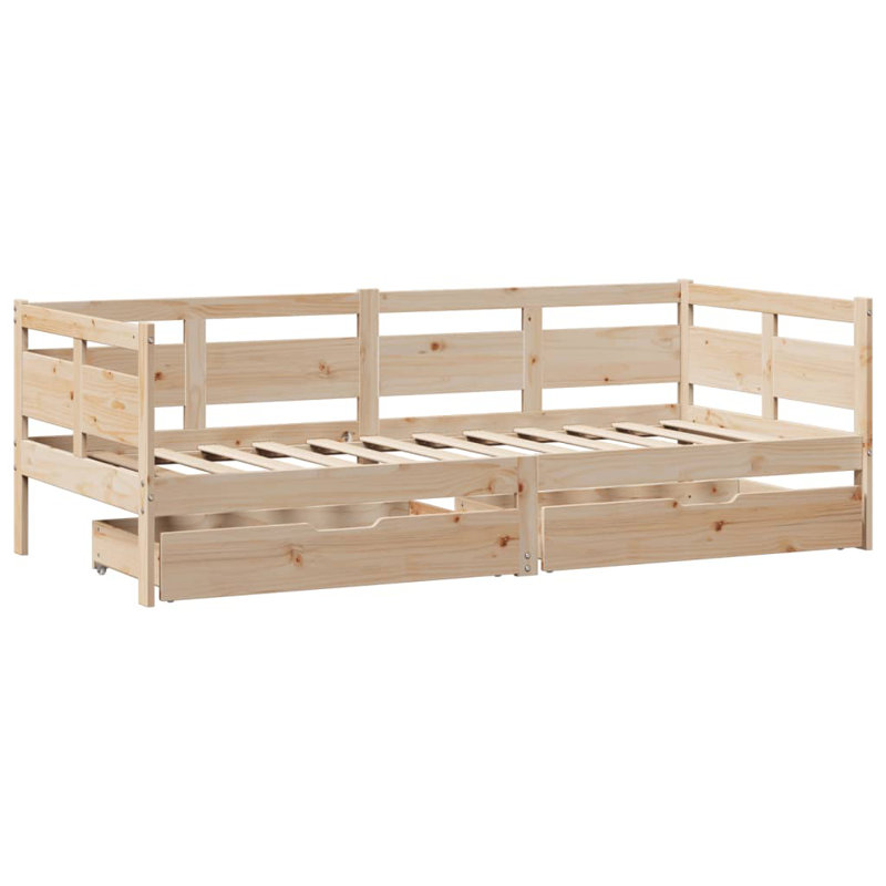 Rento Solid Wood Daybed, Single (3')