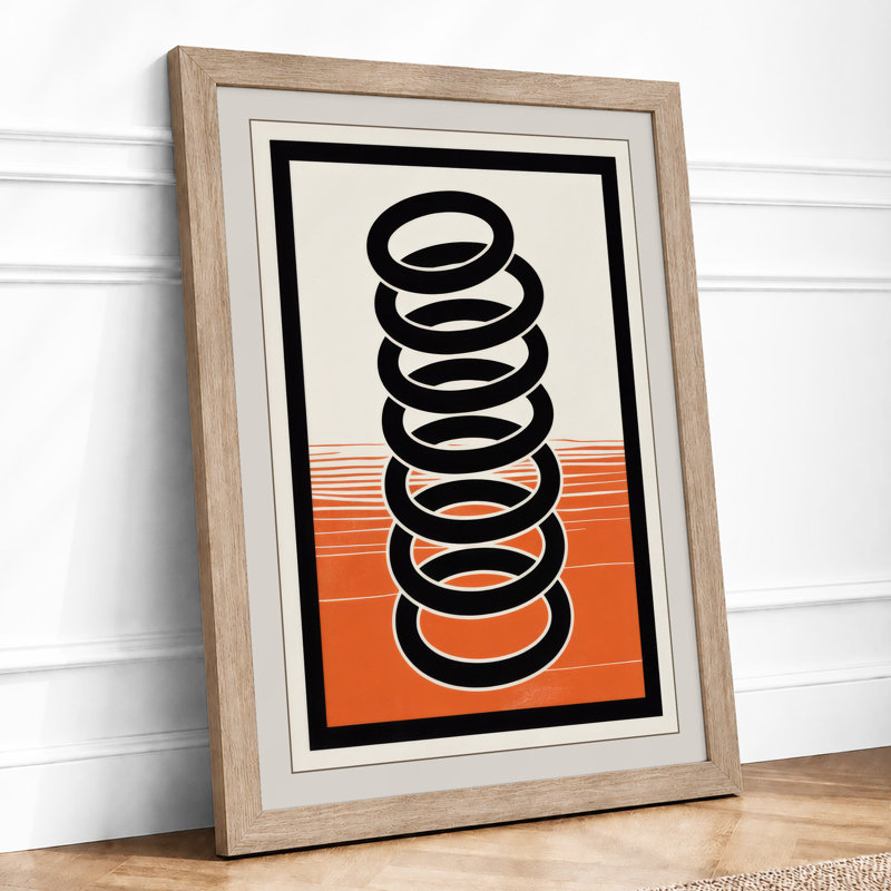 Vertical Spring Industrial - Framed Print, A3 - 42.0 x 29.7 cm, Oak