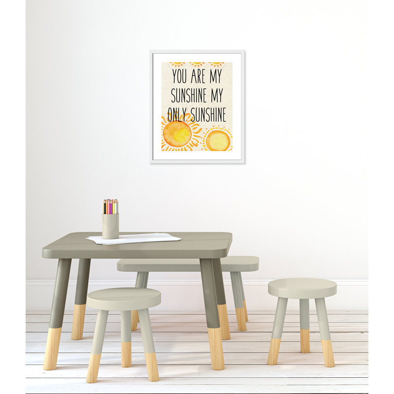 Adhésif décoratif soleil A, H 24,5 po x l 20,5 po x P 1,18 po, Encadré de boîte blanc