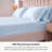 Delara GOTS Certified 100% Organic Cotton Sateen Fitted Sheet Set, 400TC Long Staple, Soft & Breathable with Deep Pocket-88065257-103975754