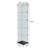 Premium 5-Tier Glass Display Case With 5 Dynamic LED Modes, Single Door Tempered Glass Bookshelf For Collectibles & Decor, Floor Standing Display Cabinet For Home & Office, Easy Assembly