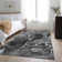 Premium Machine Washable Cerrito AMF503 Gray Rug