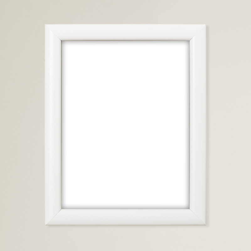 Thangool Satin White Matte Picture Frame, 8" x 10"
