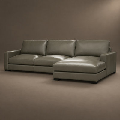 Canapé modulaire en cuir Eudia