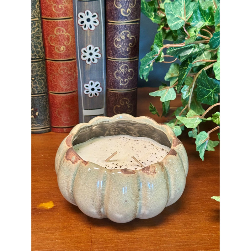 Bougie pétale, bougie, vanille, livre, 8 oz
