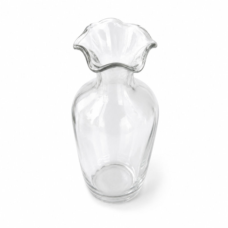 Vase en verre Cole and Gray, Hauteur totale - 8 po