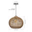 Rattan Pendant Lights for Kitchen Island,Globe Rattan Pendant Shade-993684422