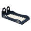 Lit de voiture de course simple confortable avec fonction DEL et éclairage rembourré en bois rembourré - Chambre de détente-118036375