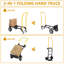 Chariot pliable de chariot pliable avec capacité de 360 lb avec système de cerclage et roues tout-terrain, conception bicolore verte pour le camping et le magasinage à la plage