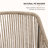 7-piece Outdoor Dining Set With Solid Wood Table And 6 Wicker Armchairs