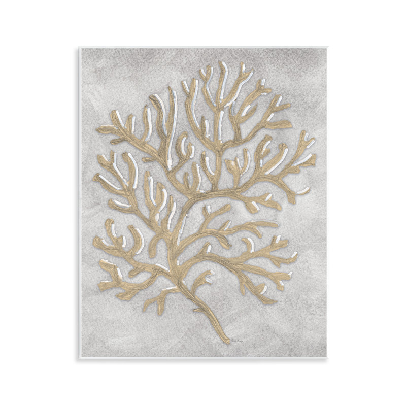 Dessin mural gris corail, conception de Patti Bishop