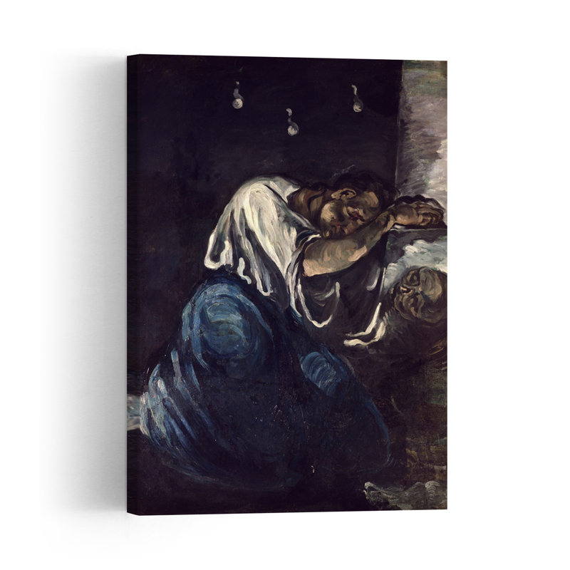 La Madeleine ou la Douleur, vers 1869. Estampe d'art mural abstraite contemporaine., H 48 po x l 32 po