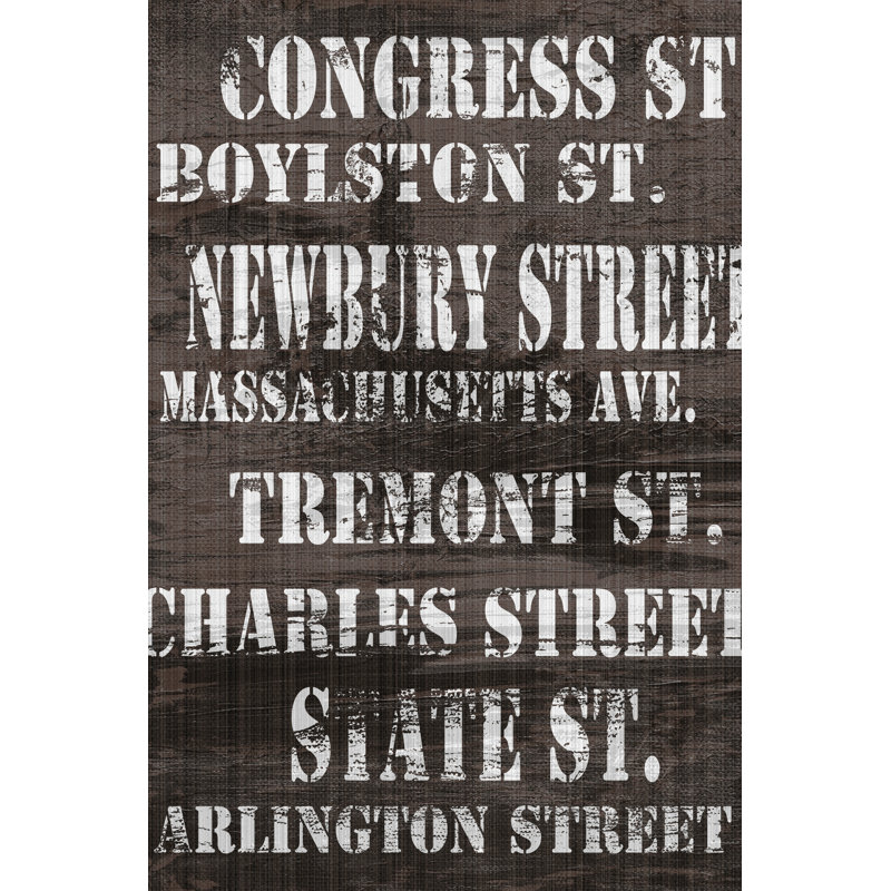 Streets Of Boston I by Andrea James - Wrapped Canvas Print, 46cm H x 30cm W x 3.8cm D