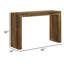 Console en bois massif Hanadee