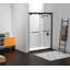 Porte de douche double coulissante 54,33 - l 60 po x H 76 po-85752643
