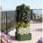 Space-saving Steel Planters With Climbing Cage, Modern Home Garden Solution