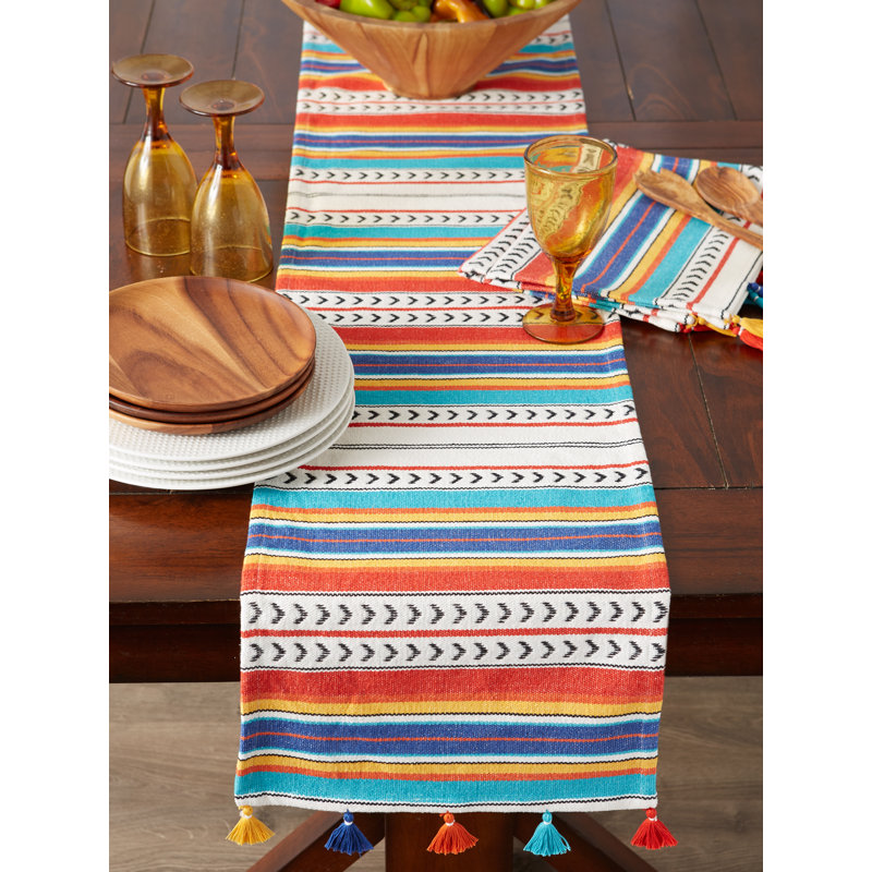 Nunez Striped Table Runner