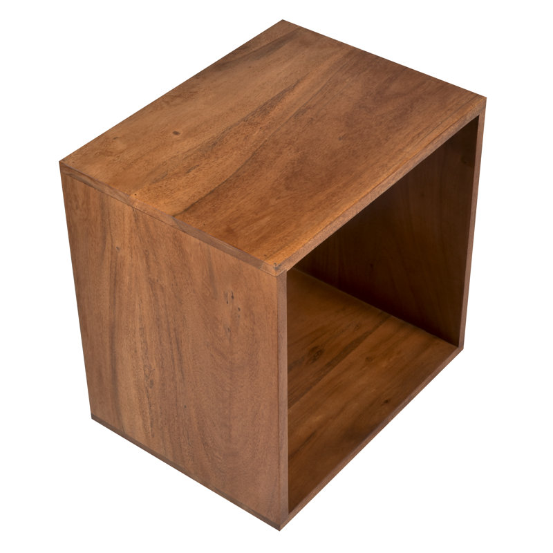 Bergeson 44cm H x 44cm W Wood Cube Bookcase