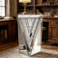 Table de bout en miroir argentée avec incrustation de cristal, petite table d'appoint pour le salon, la chambre à coucher ou le coin, table basse Glam, surface de miroir facile à nettoyer