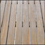 Table de salle à manger Stamford en bois d'acacia de 47 pouces avec finition résistante à l'eau pour une utilisation extérieure durable-1651218706