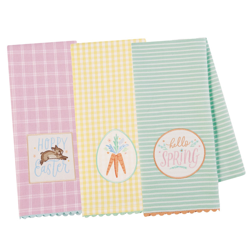  Hop Into Spring Dishtowel Set/3