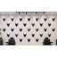 Murale à motif de barbe, papier peint de barbier, décalque de barbe noire, décoration de bureau de toilettage pour homme 600MV-554720067