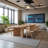 Modern Rectangular Solid Wood Conference Table-1968148074