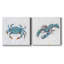 Bubble Blue Crab - ensemble de 2 peintures-616435987-616435984