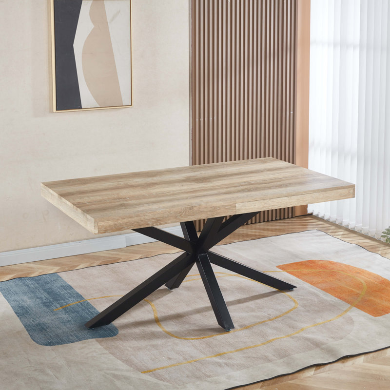 Table à rallonge, table à manger, table de bureau, table basse, 240/200 / 160x90x75cm, couleur noyer
