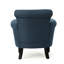 Fauteuil club en tissu bleu marine Tempting