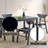 5Pcs Rectangular Table W/ Chair Dining Set
