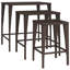Garden Nesting Tables 3 Pcs Poly Rattan-137967736