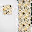 Neutre fleurs beige motif Boho I - Rideau Boho - Rideau abstrait obscurcissant - 1 panneau-107564413