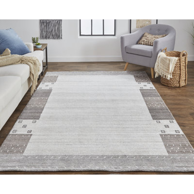 Kemmy Wool Geometric Indoor Rug